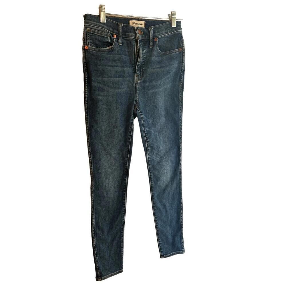 Madewell Jeans Womens 26 Blue 10''‎ High Rise Skinny Medium Wash